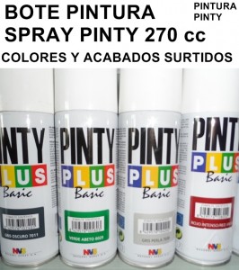 PINTURA SPRAY 270 cc PINTURA PINTY