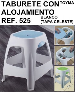 TABURETE CON ALOJAMIENTO TOYMA