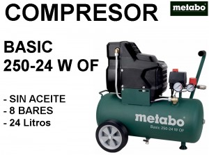 COMPRESOR BASIC 250-24 W OF METABO