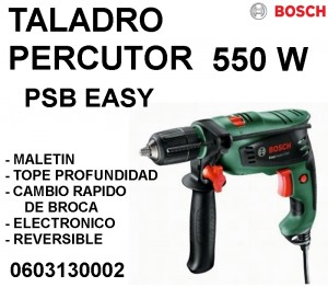 TALADRO PERCUTOR 550W BOSCH